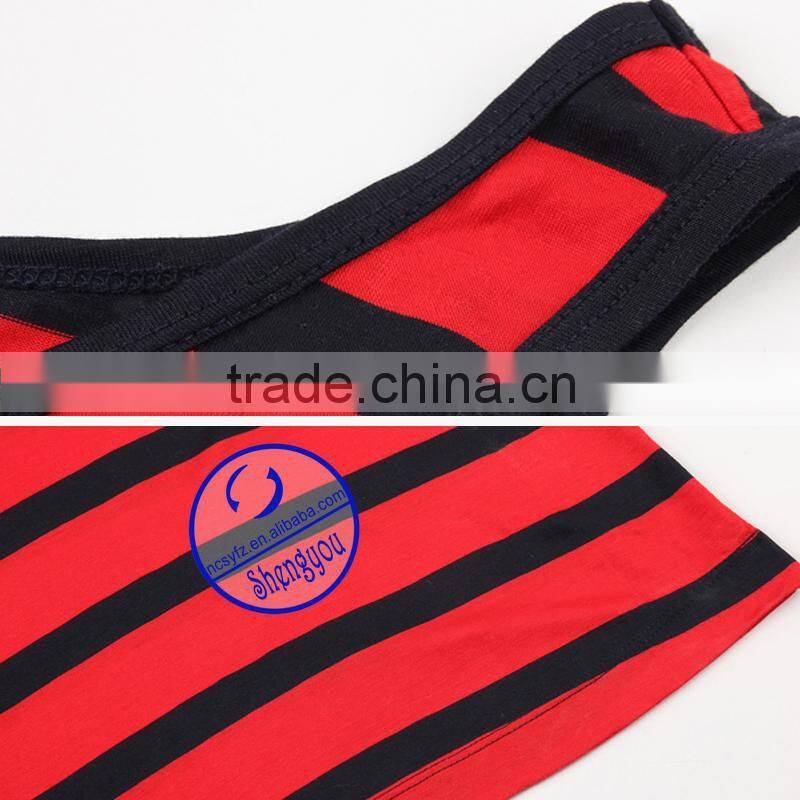 100 viscose yarn dyed casual sleeveless 2015 fashion dress