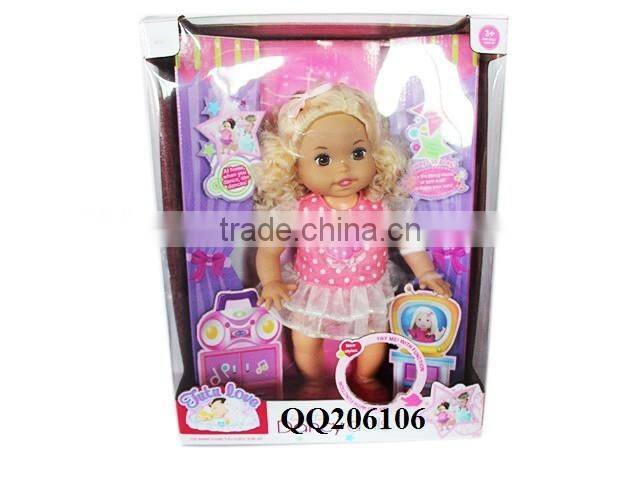 16 inch Beautiful Baby Doll Kids Doll Toy Dancing toy Doll With Music and Sound