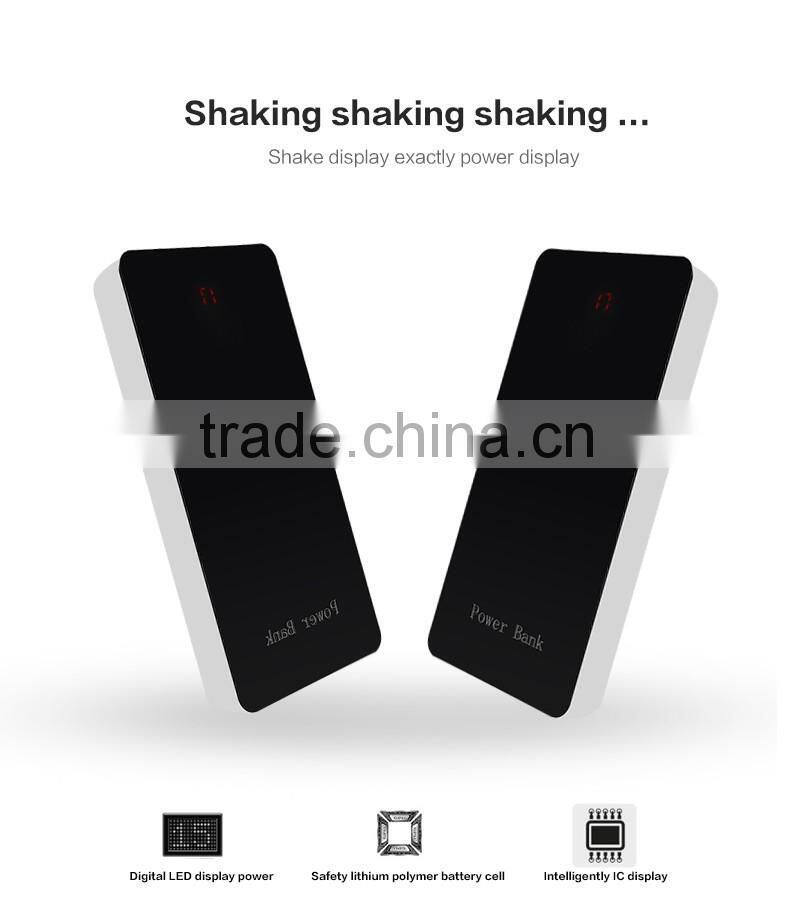 2016 stylish solar charger umbrella wholesale power bank with LCD dispaly