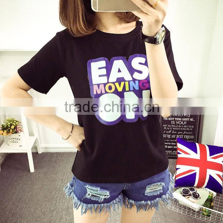 High quality new model women's brand t-shirt for women
