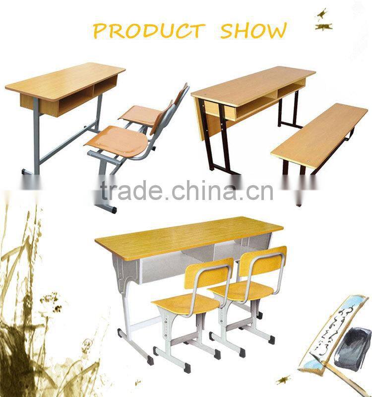 student study furniture reading desk college student desk and chair school furniture set Used school furniture