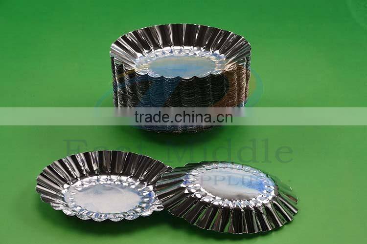aluminum foil container schrysanthemum cake pans aluminum cup egg tart tray disposable cup/aluminum foil muffin pan