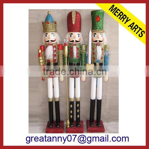 Wooden Nutcracker for promotion wholesale toy soldier nutcracker outdoor&indoor nutcracker