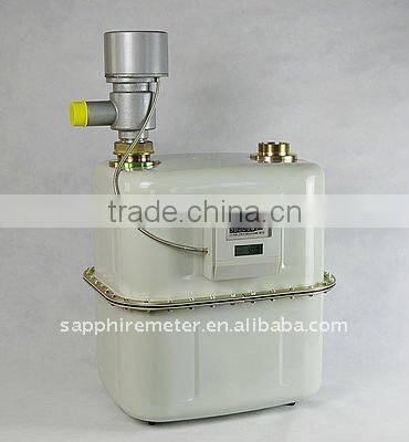 ICG25S Sapphire Diaphragm Industrial Steel Case IC card prepaid intelligent Gas Meter