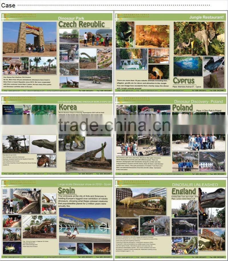 Amusement Park Animatronic Dinosaurs for Sale