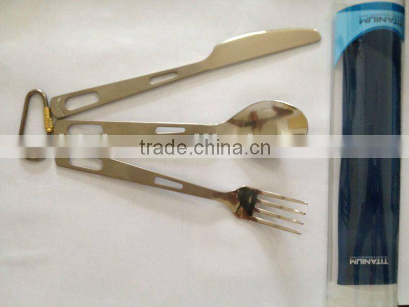 Titanium lightweight Dinnerware for outdoor