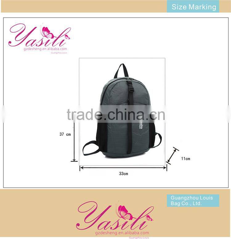 2014 new and fashional backpack beverage dispenser, material polyester folding travel backpack