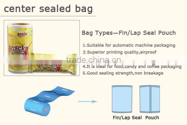 custom printed candy wrapper water proof laminated food film