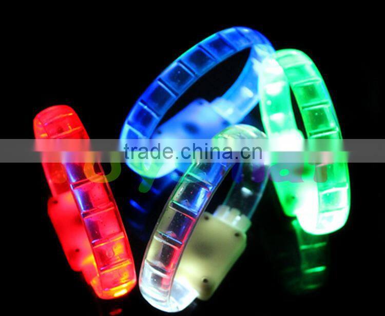 2016 Wholesale led running bracelet flashing led bracelet