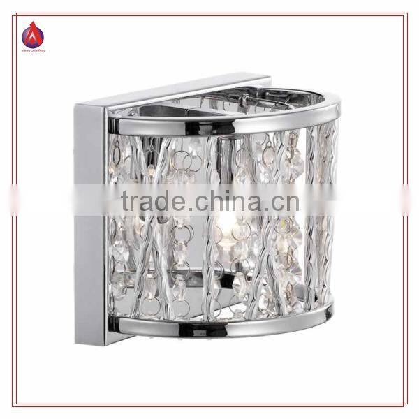 wholesale wall sconce lighting with metal and crystal decoration