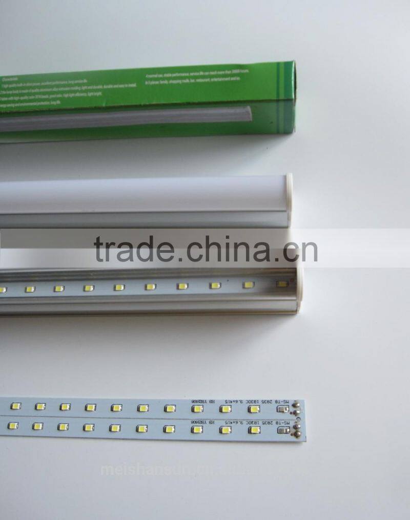 14w T5 900mm aluminum and PC tube integration 3ft led light tube with ballast