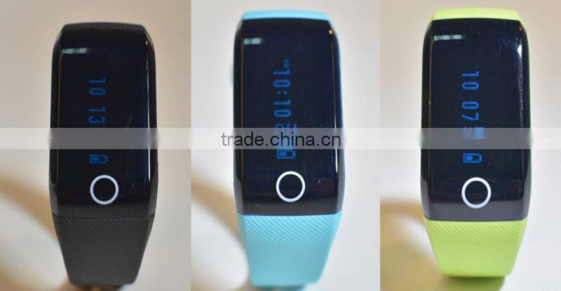 Bluetooth Vibrating Bracelet with Optional Heart Rate Monitor Fitness Band ISPORT 5