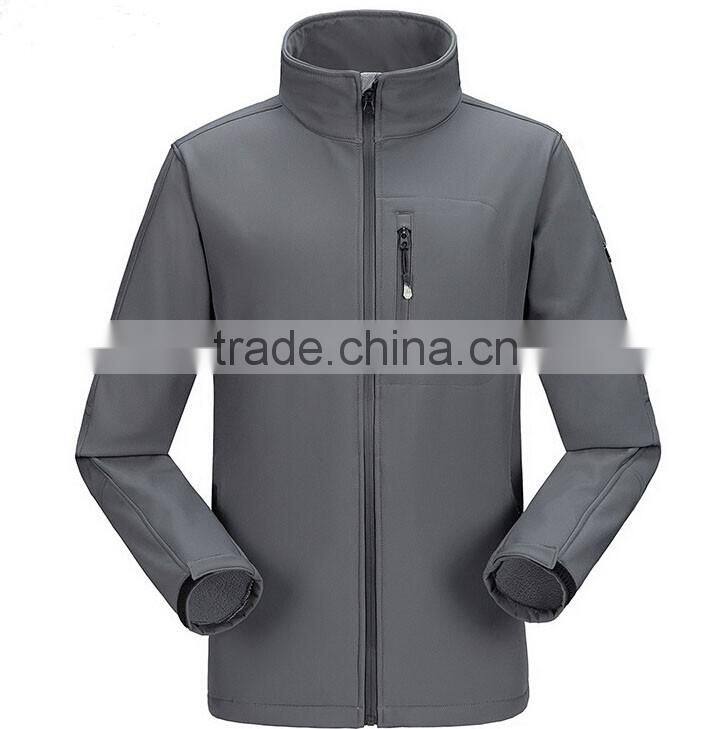 Custom Men Black Waterproof Softshell Climb Jacket