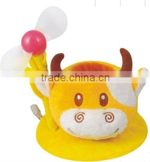 USB fan with plush pen holder