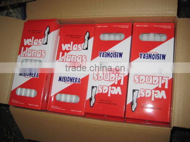 cheap wholesale white pure paraffin wax candle using on household