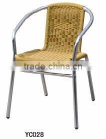 restaurant colorful elegant handmade wicker chair YC028