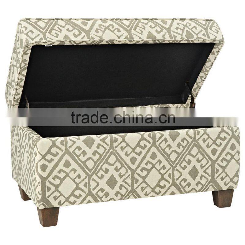 Bench Fabric Storage Ottoman OT-777