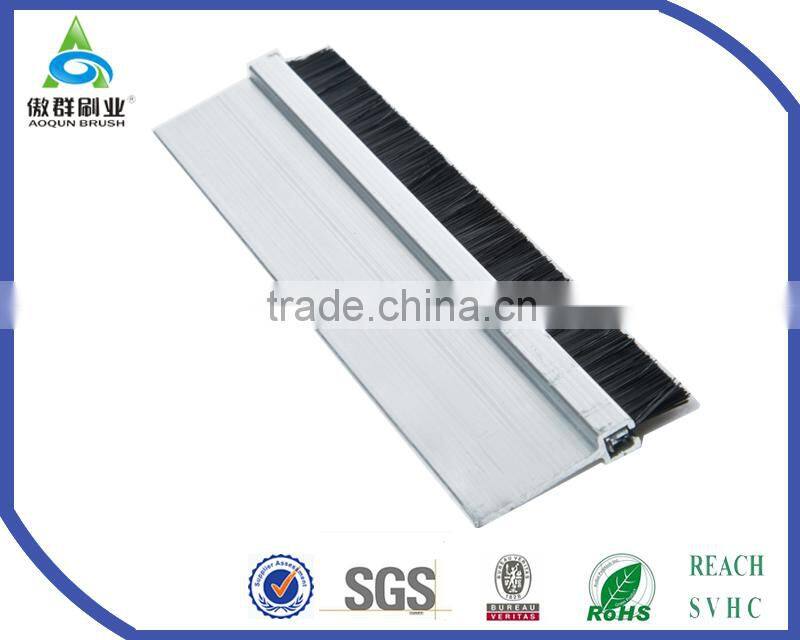 Factory Outlets Aluminium Finish Stormguard Bottom Door Brush Seal