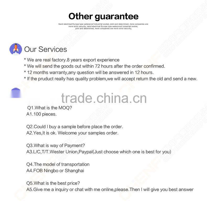 hight quality chenf New Design 16A 110V/220V Din Rail Socket