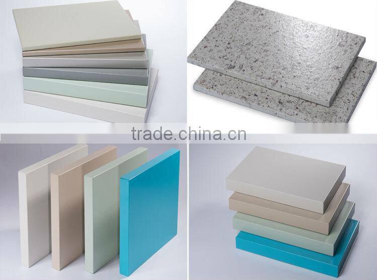Unique aluminum honeycomb backed stone panel for subway