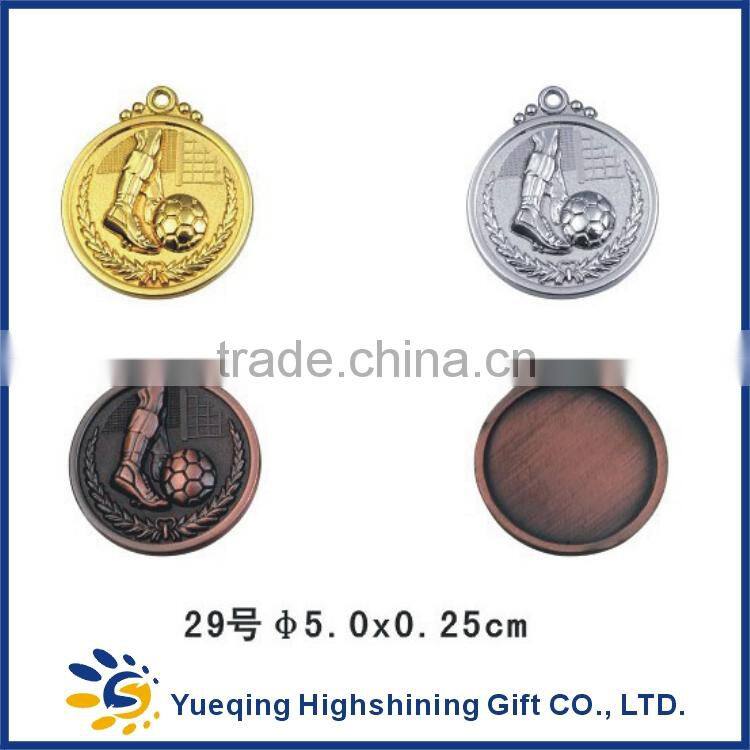 29# High Quality gold silver bronze cheap sports factory directly sale metal prize award souvenir football medal