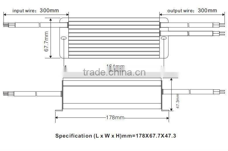 24V Constant Voltage type 60W Waterproof LED Switching Power Supply VA-24060P