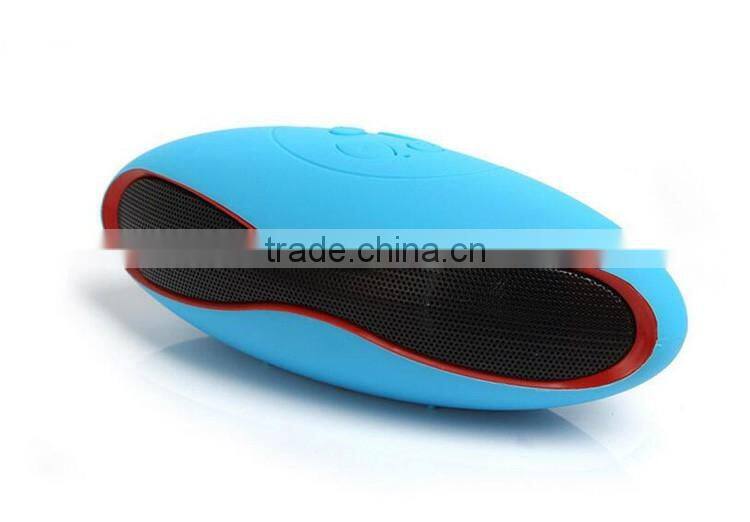 Zyiming speaker factory 2016 hot sell rugby football wireless portable mini waterproof bluetooth speaker