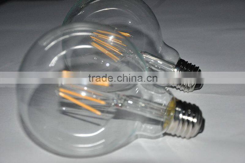 interior lighting vintage eidson filament globe bulbs dimmable g125 8w led lights