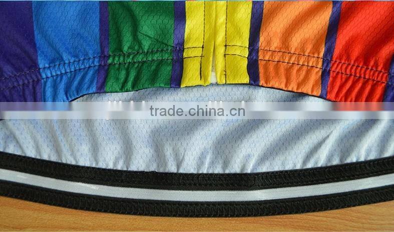 Cycling jersey manufacturer polyester lycra polyester fiber team sky cycling jersey