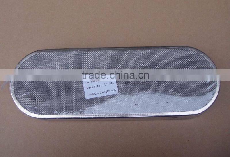 Mesh filter SUS304 4 layers mesh nets with cooper boarder coated Ni