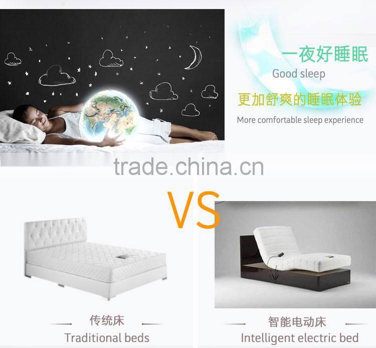 JC-2016 new design easy reading comfirtable folding adjustable bed remote control