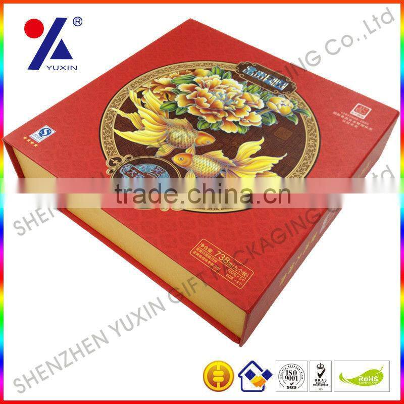 mooncake gift packaging box with fancy tray