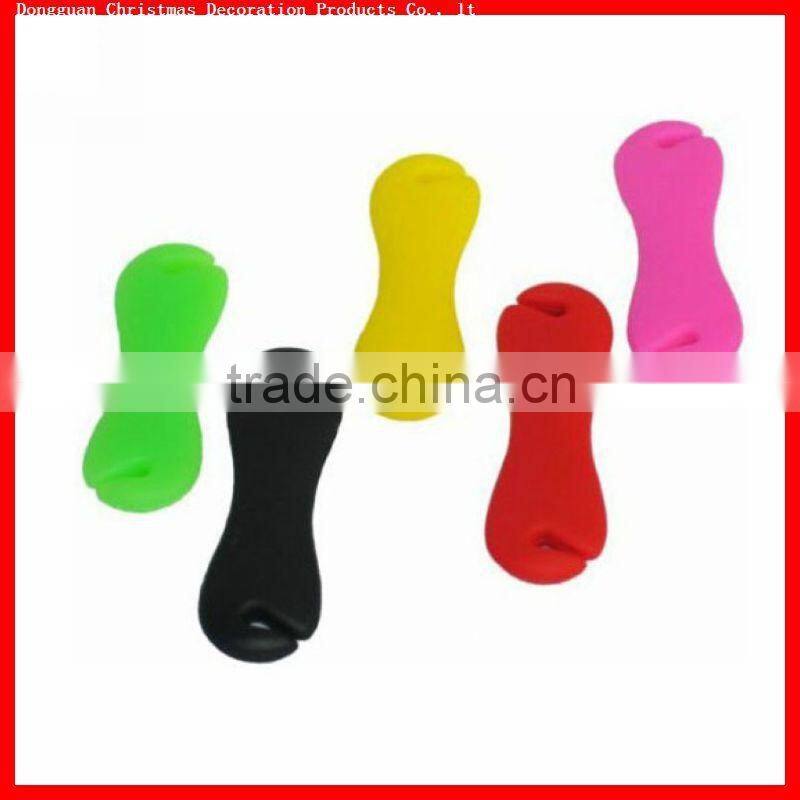 fashion design cheap silicone headphone cable winder