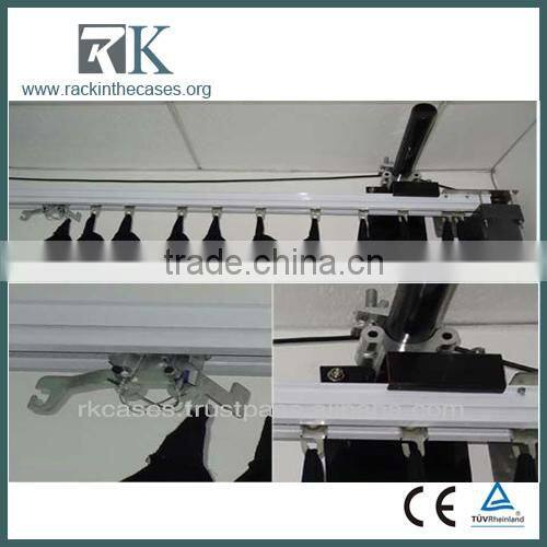 Aluminum Motorized Curtain Track System Hospital Curtain Track