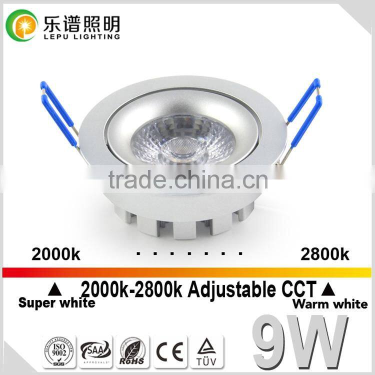 sunset dimmable high cri88 2000k to 2800k warm white ultra thin led downlight direct sz manufacture price