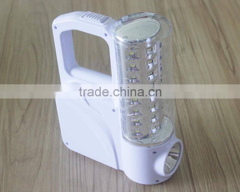 Emergency Lamp Solar interface rechargeable emergency light with torch