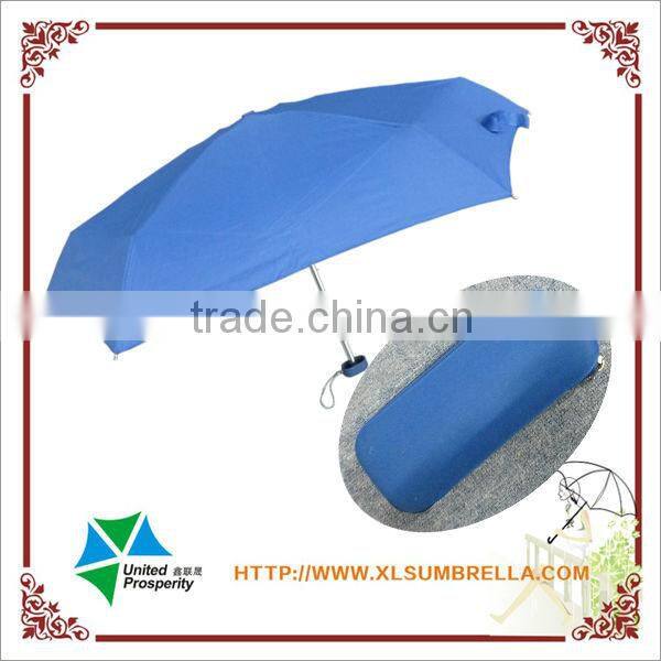 19" folding glass case mini umbrella