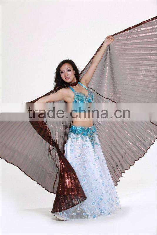 hot selling belly dancing wings-blue isis wings DJ1008