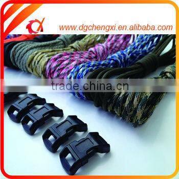 Wholesale Good Quality 550 Paracord Bracelet with plastic buckle