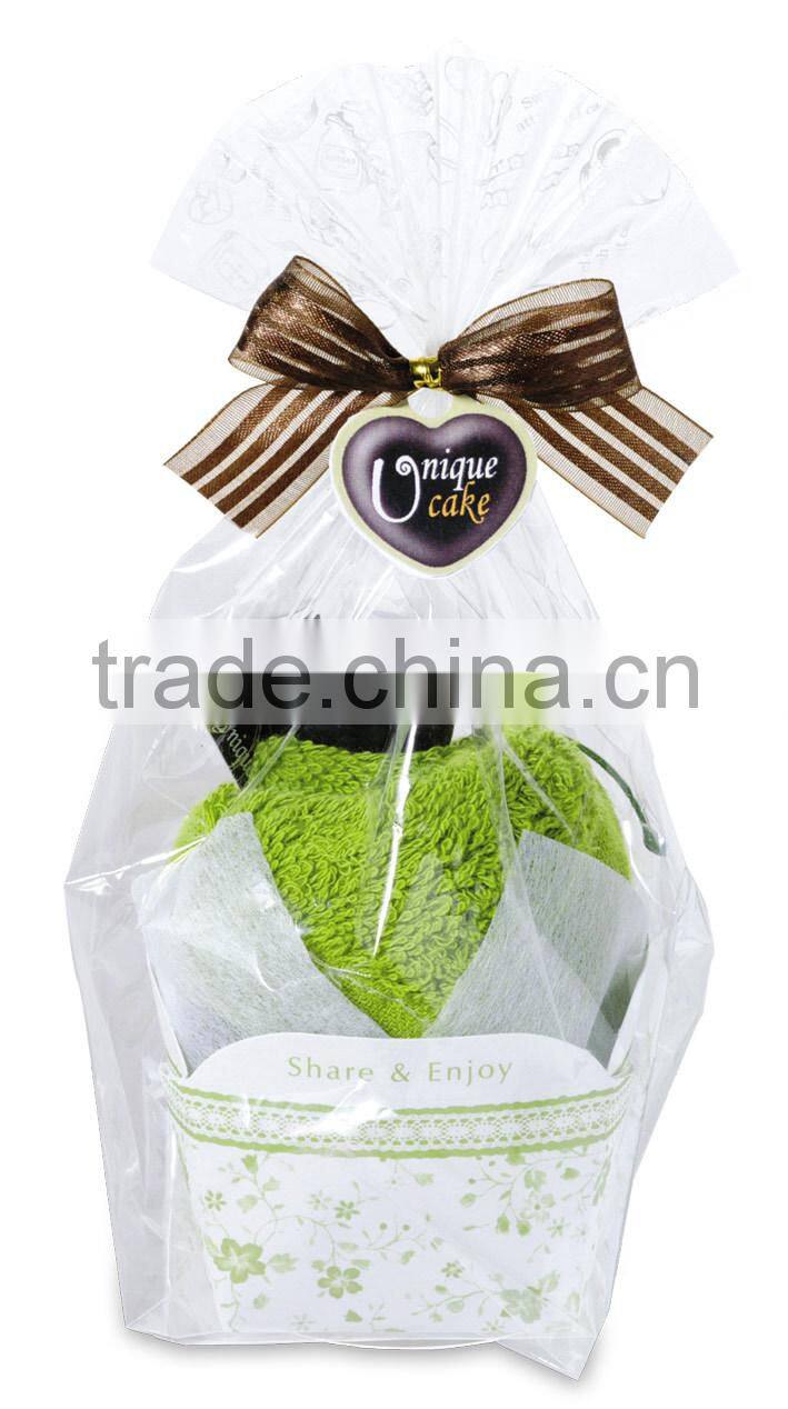 Chocolate Cherry Sponge Cake Towel