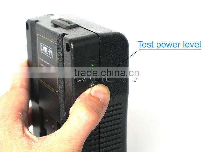 CAME-TV 160Wh Battery S-ony V Mount For Camera Camcorder Battery