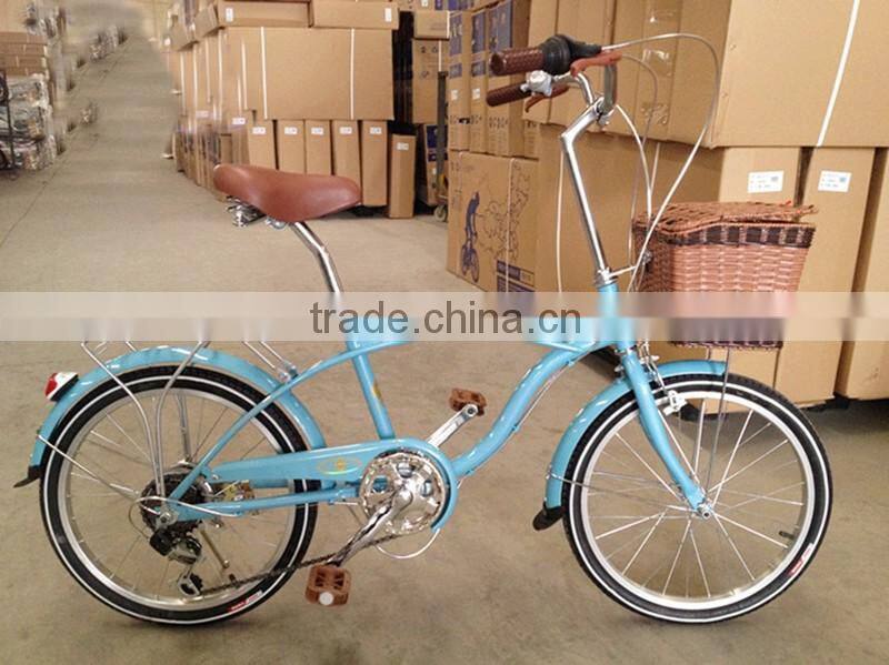 20 inch bicycle woman 7 speed high-carbon steel gear bicycle