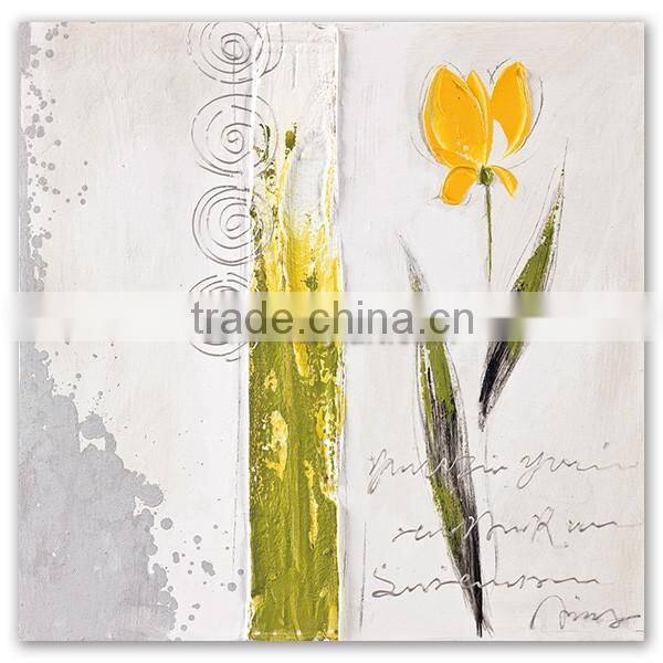 flower oil painting pictures of Handmade Canvas Art Oil Painting
