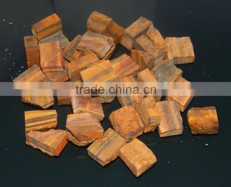 Natural Tiger Eye Rough from Loose Gemstone Supplier