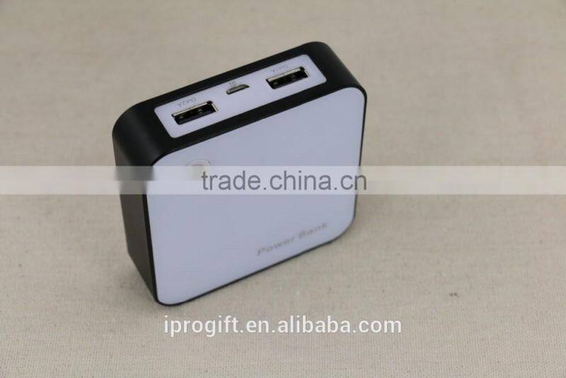 2016 Hot selling Portable Power Bank battery cell phone charger 9000mAh