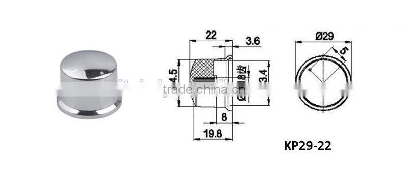 Precise Indicator Customizable Good Quality Electro-plated Knob