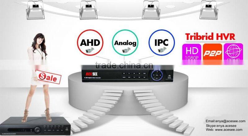 GOING!!!4CH AHD/Analog/IP tribrid AHD CCTV DVR