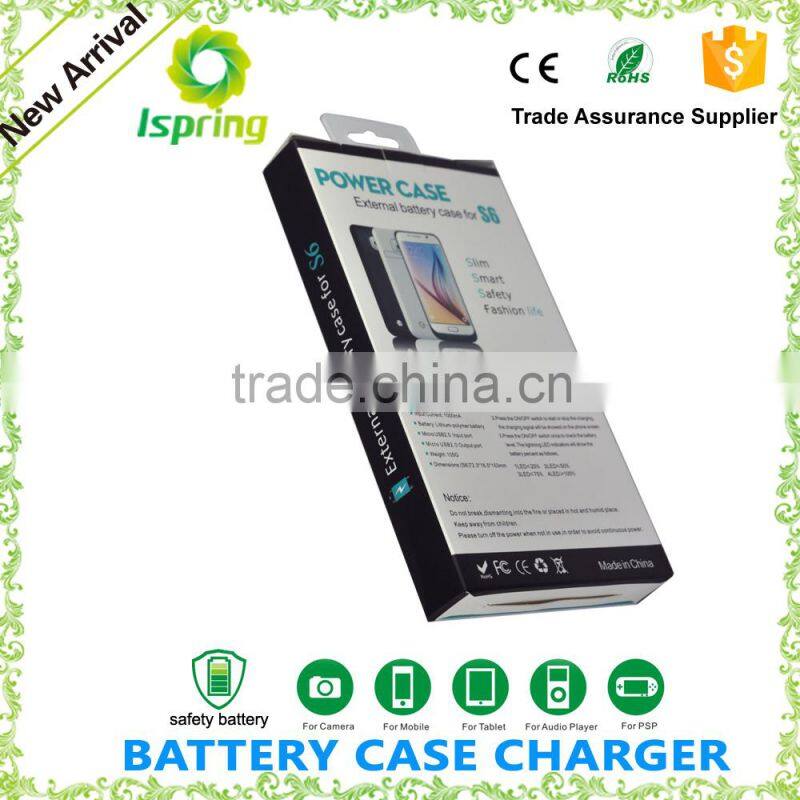 Factory price battery case for iPhone 6/6s Charger Backup External Power Bank