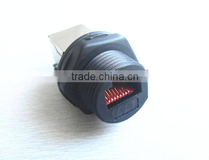 best rj45 connector panel front mounted rj45 sockt and plug