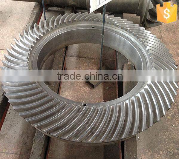 Steel forged Bevel Gear For Cone Crusher